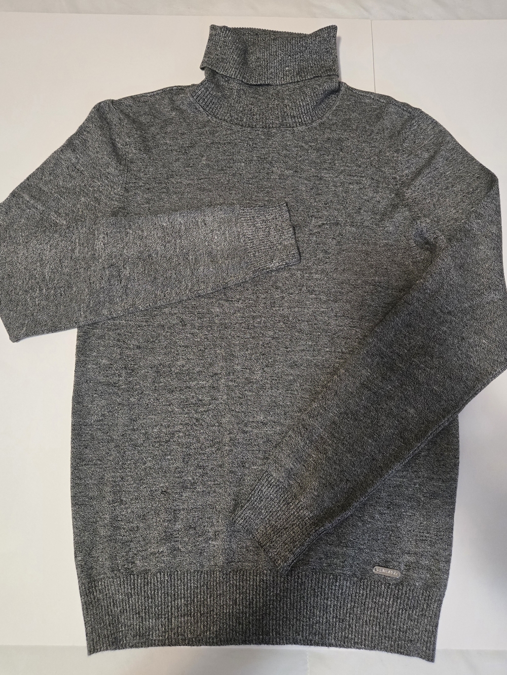 Calvin Klein Woman Heather Gray Turtleneck Sweater